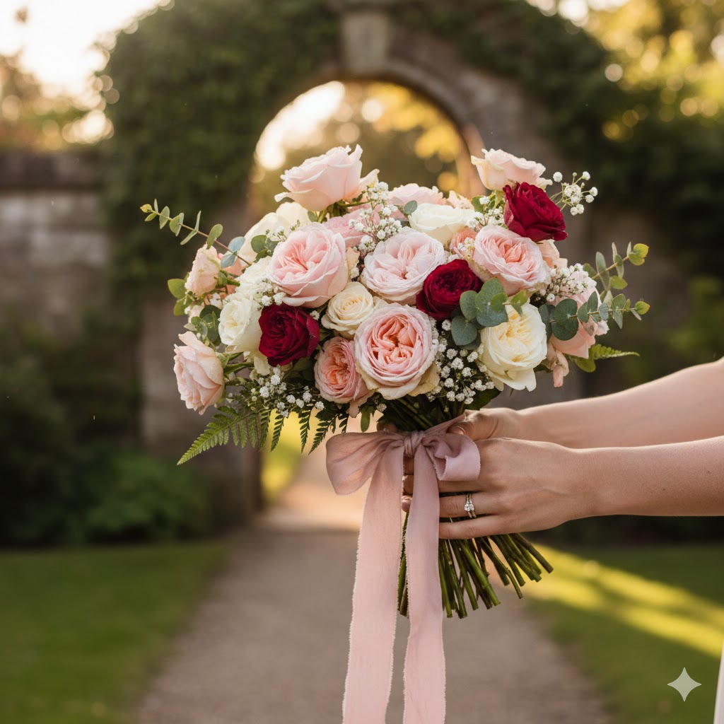 Beautiful hand-tied bouquet